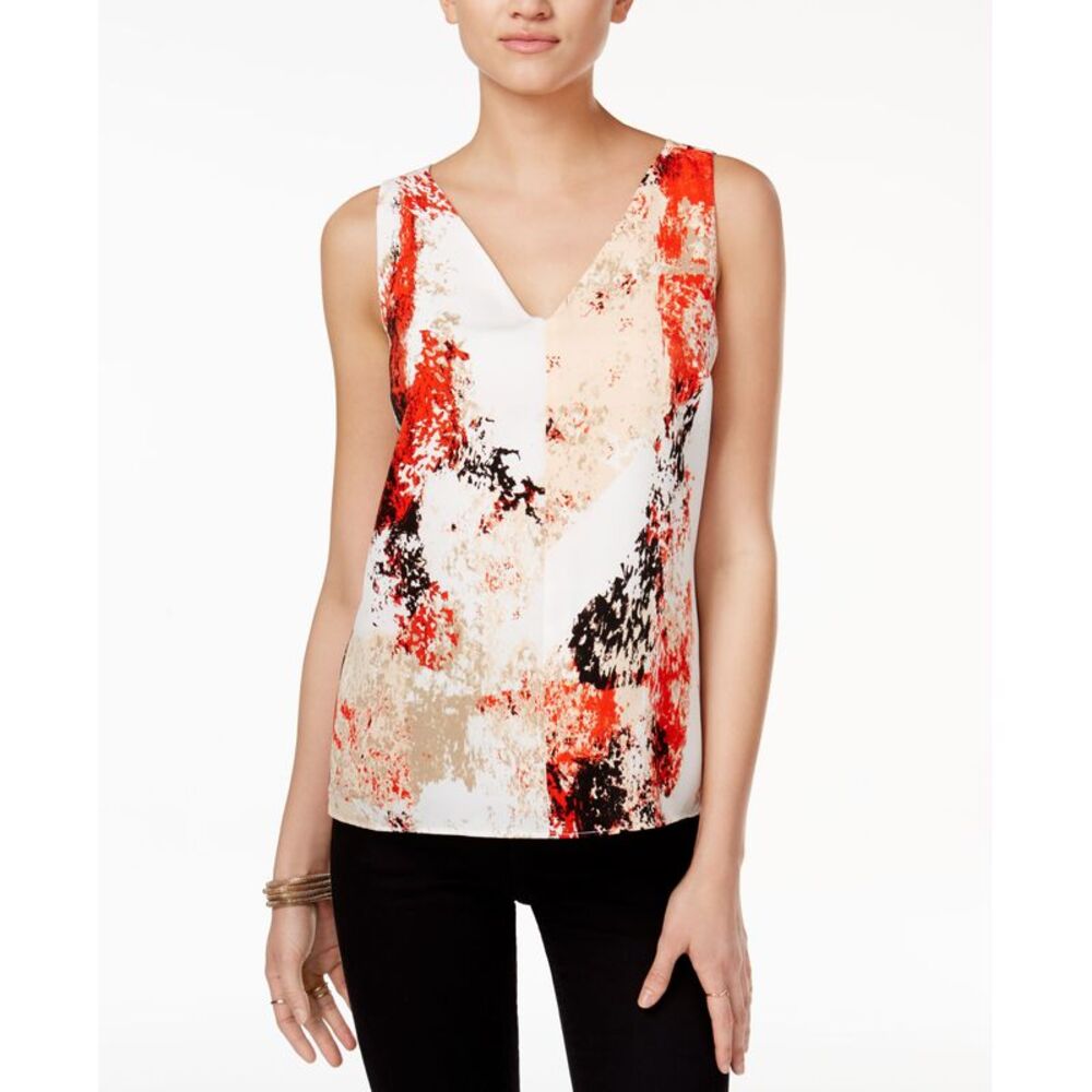 Bar III V Back Tank Top